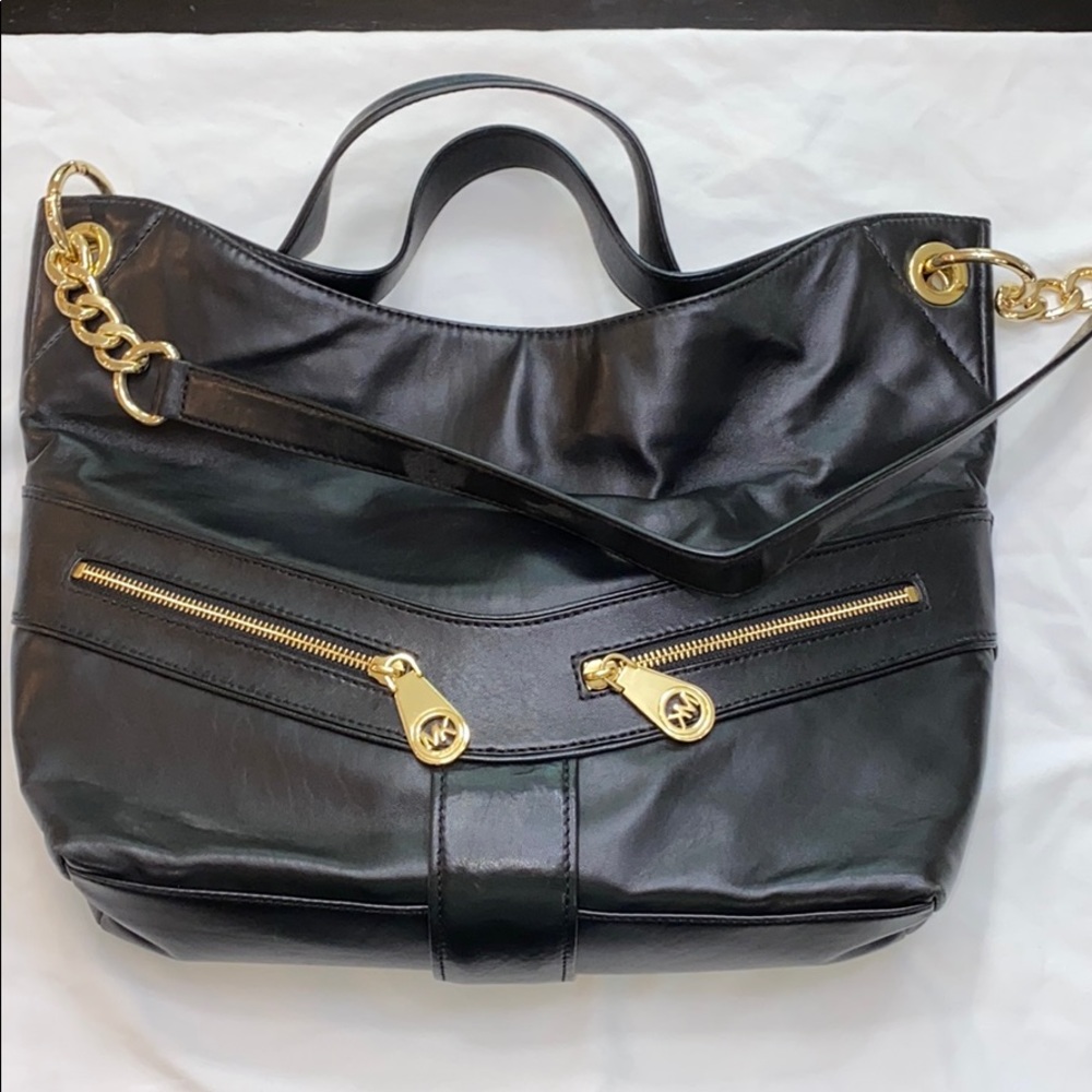 Black & Gold Michael Kors Purse